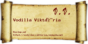 Vodilla Viktória névjegykártya
